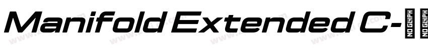 Manifold Extended C字体转换